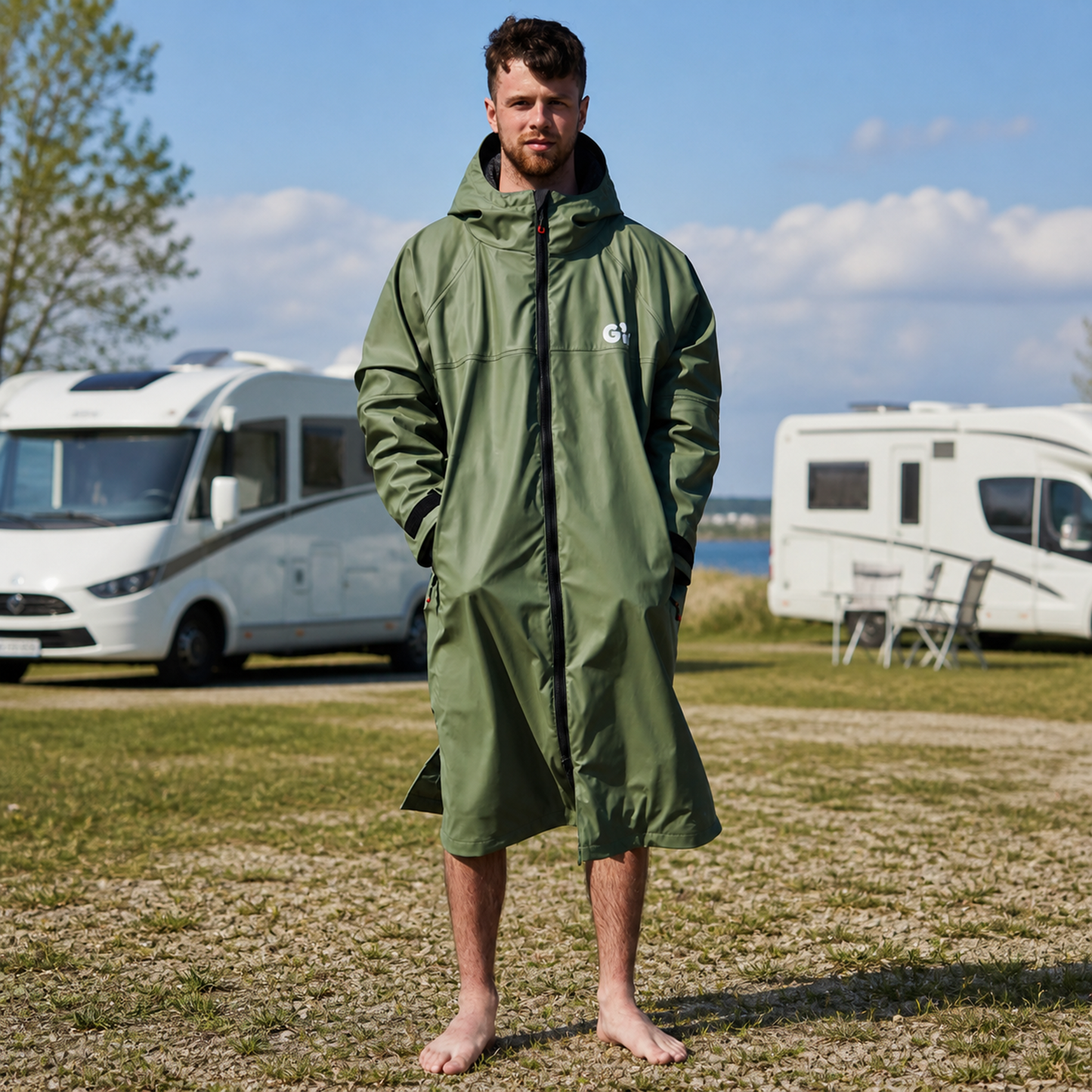 Wear-it – Gill Aqua Parka grön (Unisex)